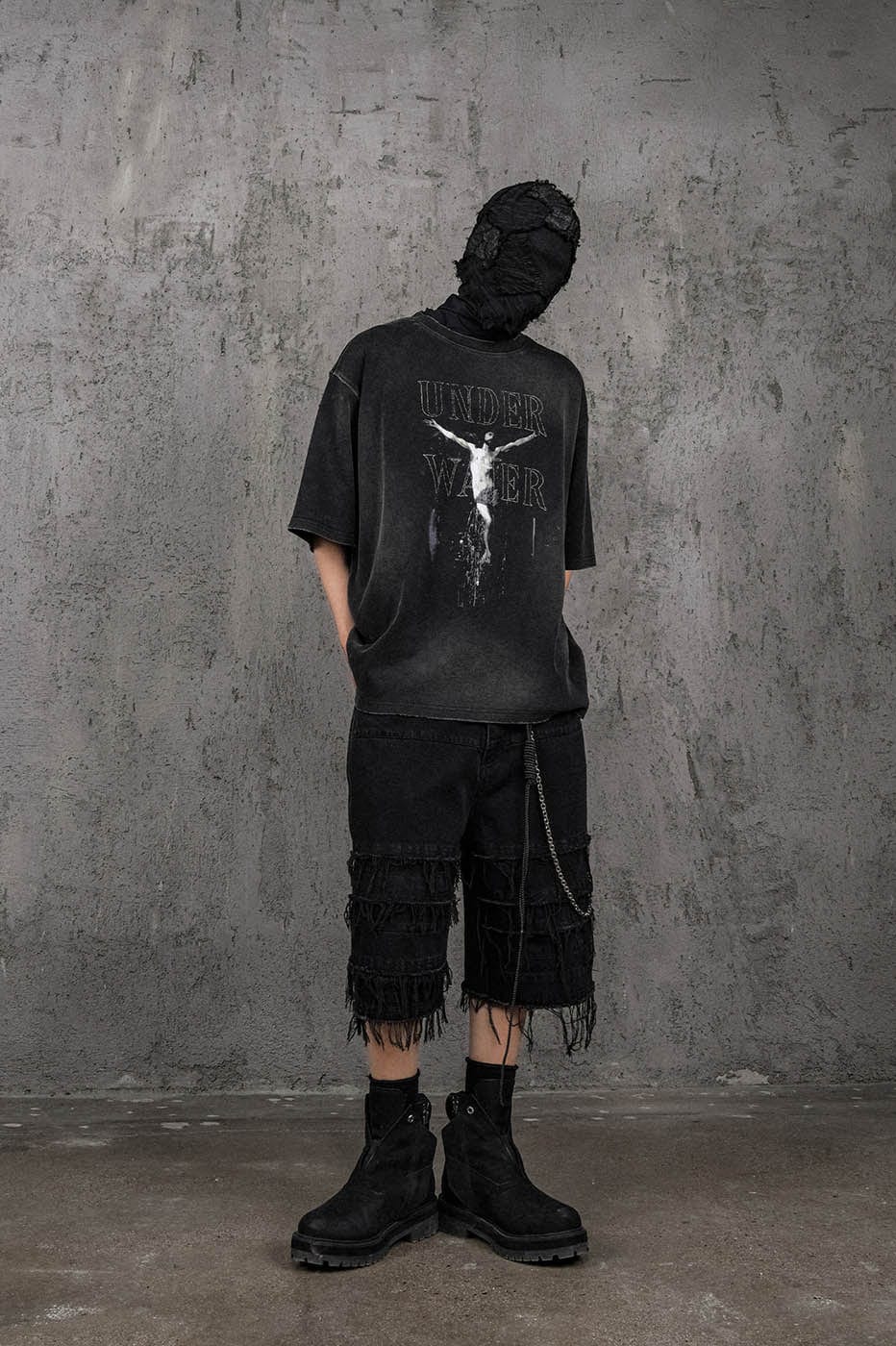 UNDERWATER Distressed Jesus T-Shirt
