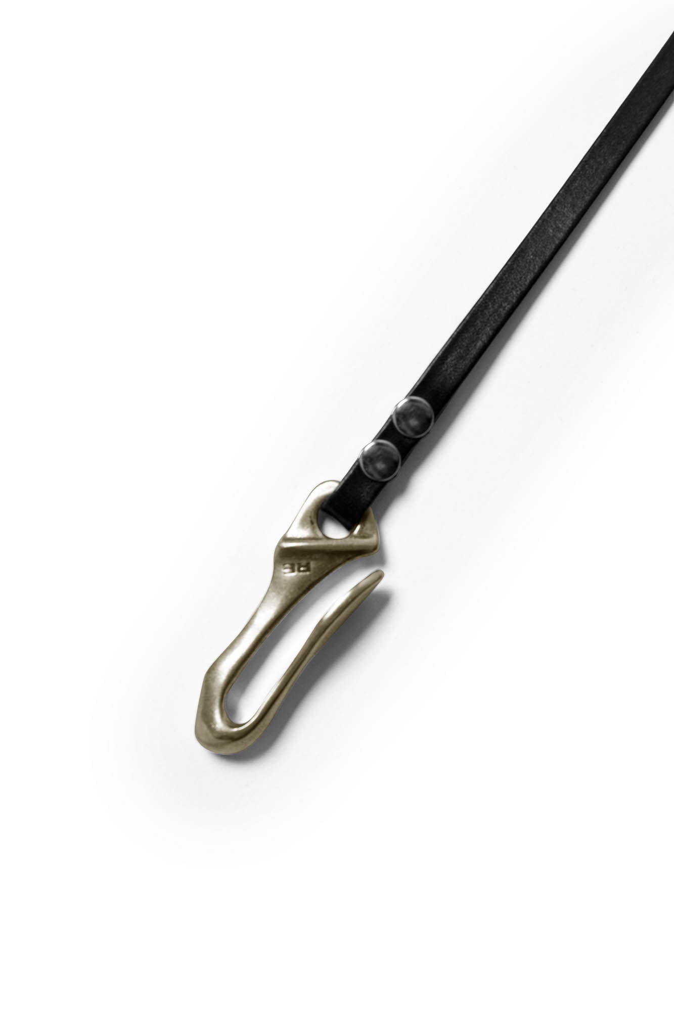 RELABEL Multi-Hook Leather Keychain Lanyard