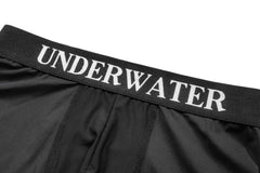 UNDERWATER Dark Soul LOGO Waistband Stretch Boxer Briefs