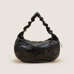 OPICLOTH Wrinkle Crescent Bag