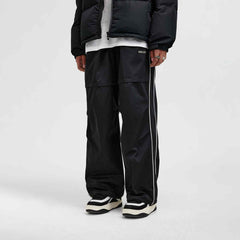 BONELESS Paneled Crinkled Parachute Pants