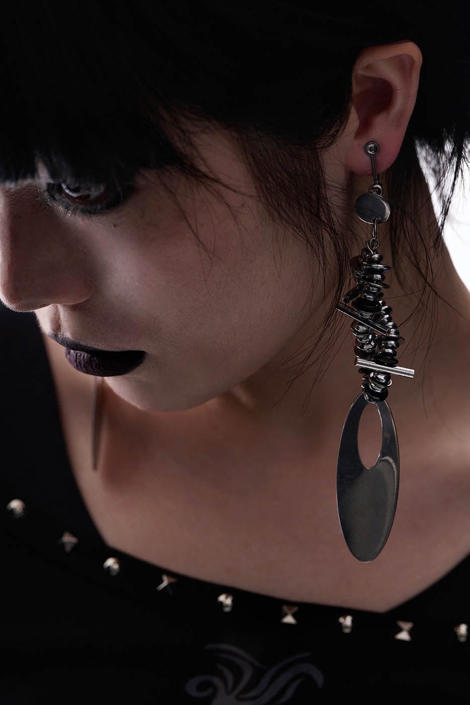ILLUSORY Mechanical Punk Metal Earings / Ear Clips