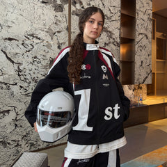 MIICHOUS Infinite Racer Patchwork Spliced Racing Jacket
