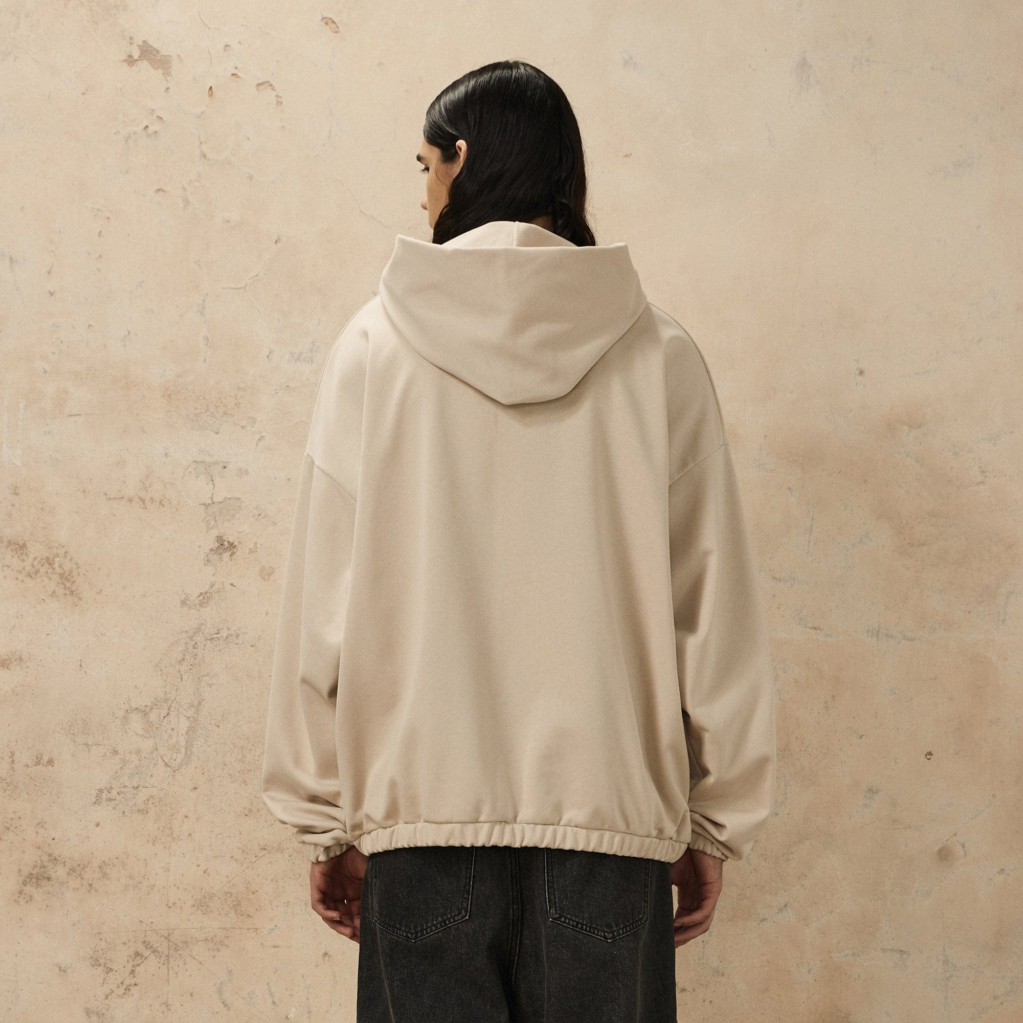 OVDY Star Embroidery Punk Zip-Up Hoodie