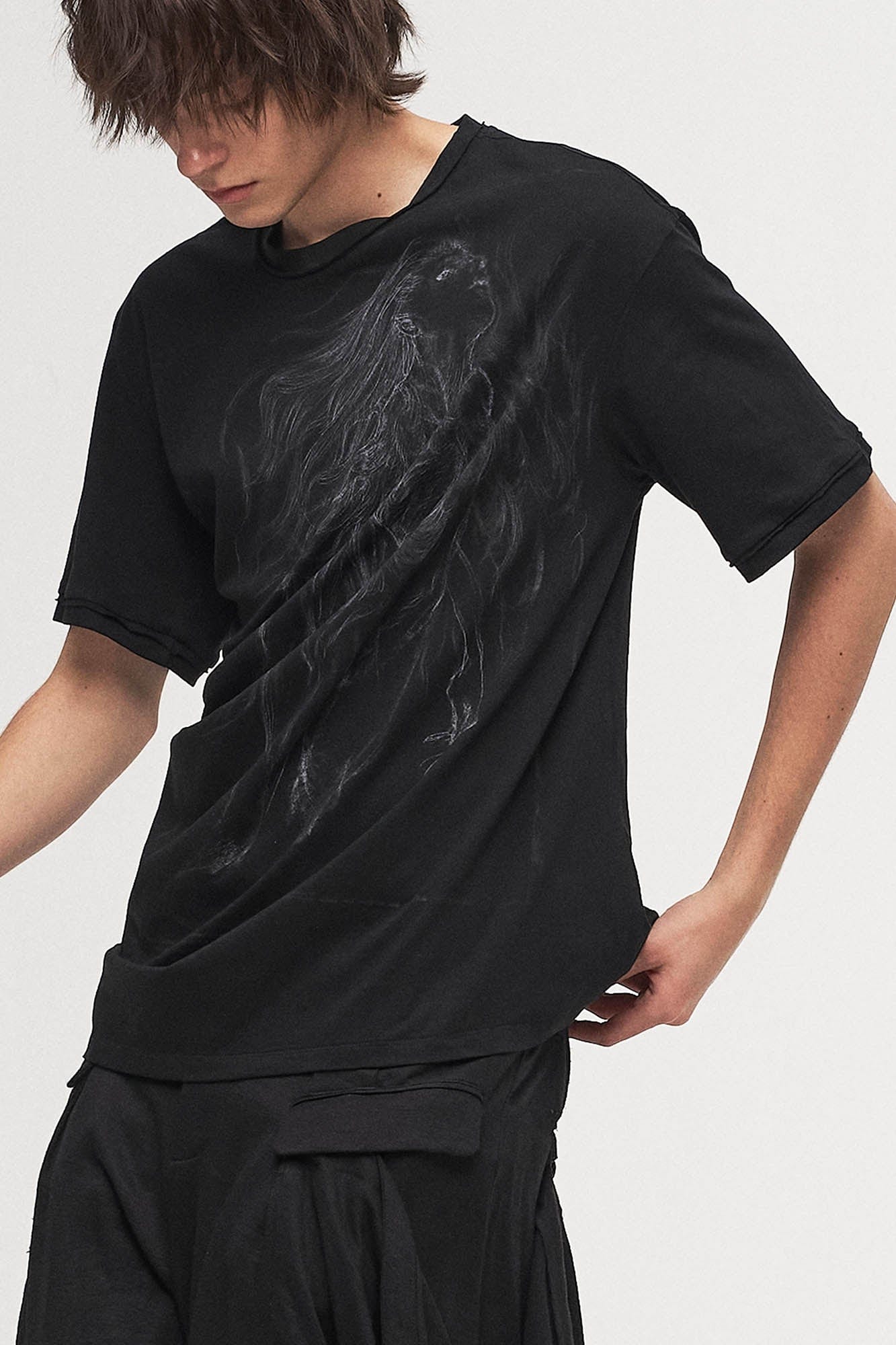 ILNya Nieternite Nifutur Siren Raw-Edge T-Shirt