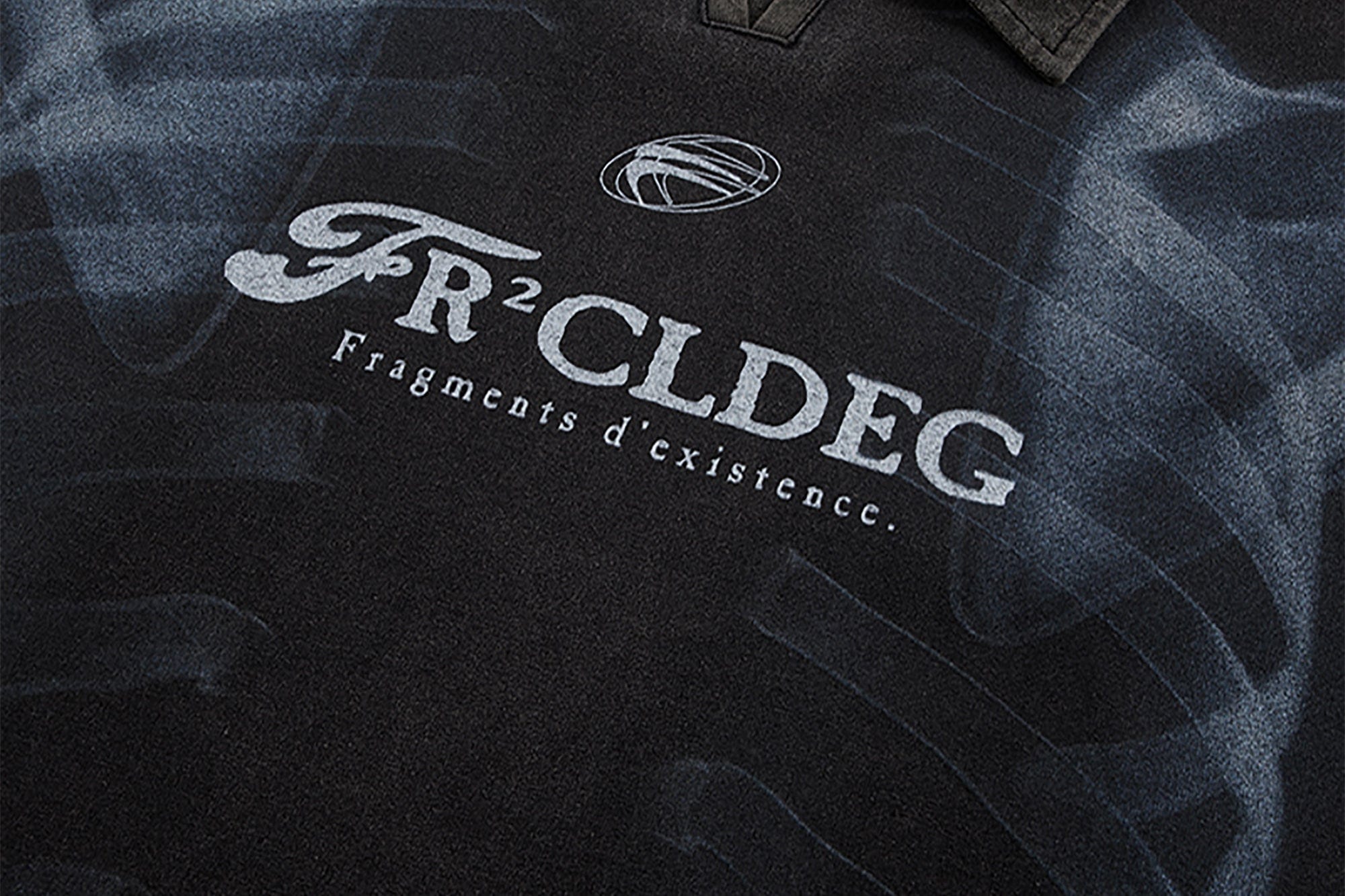 F2CE Distressed X-Ray Polo T-Shirt