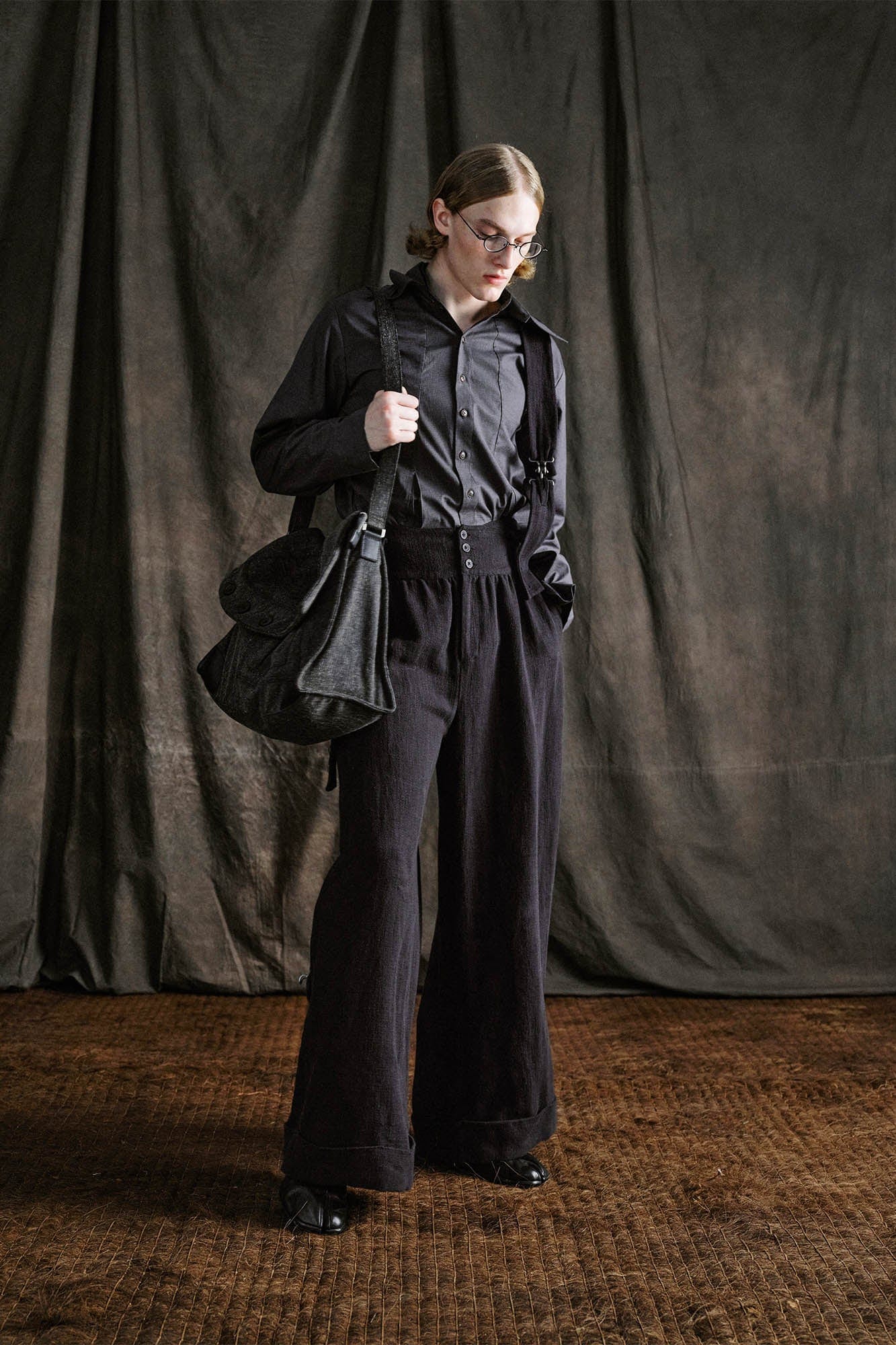 ILNya Nieternite Nifutur Buttoned High-Waist Wide-Leg Overalls