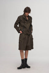 ILNya Nieternite Nifutur Multi-Pocket Crinkled Oversized Shorts