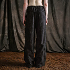 ILNya Nieternite Nifutur Wool-Blended Pleated-Waist Spliced Trousers