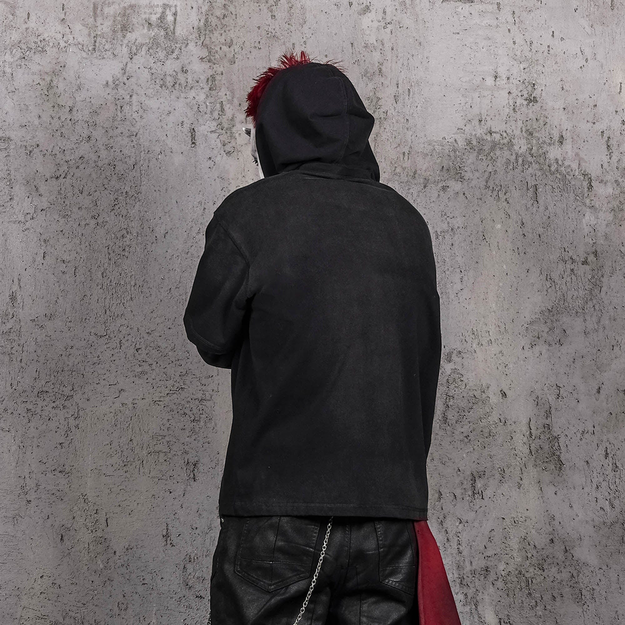 UNDERWATER The Prisoner Distressed Layered Hoodie