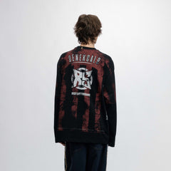 OVDY Retro Distressed Long-Sleeve Jersey