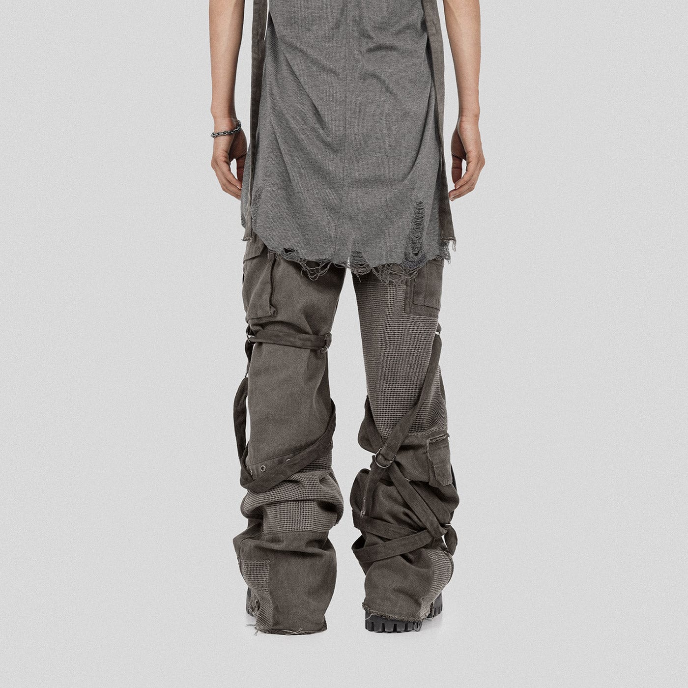 UNDERWATER Scavenger Heavyduty Multi-Pockets Striped Cargo