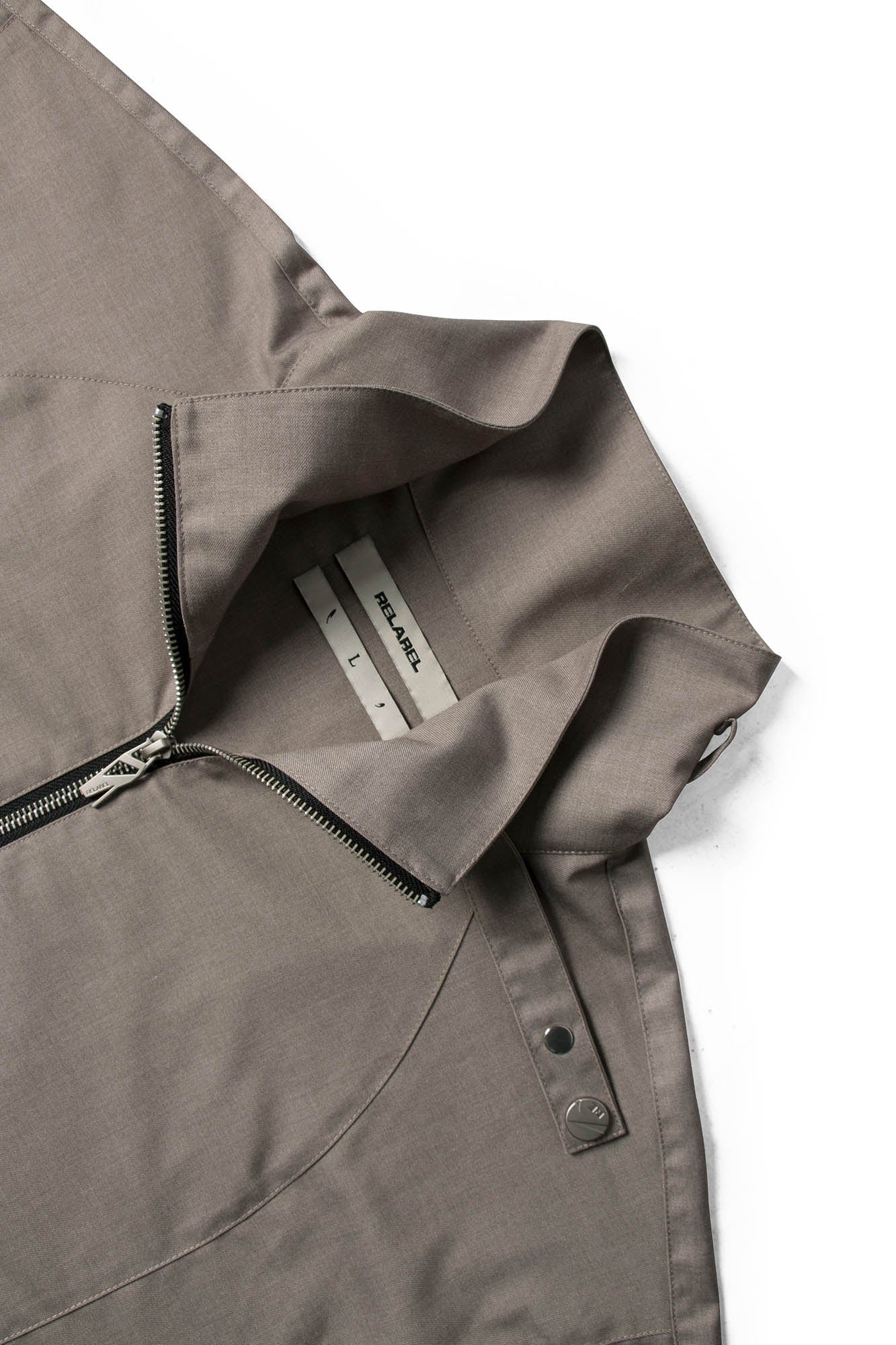 RELABEL Utility Stand Collar Half-Sleeve Jacket
