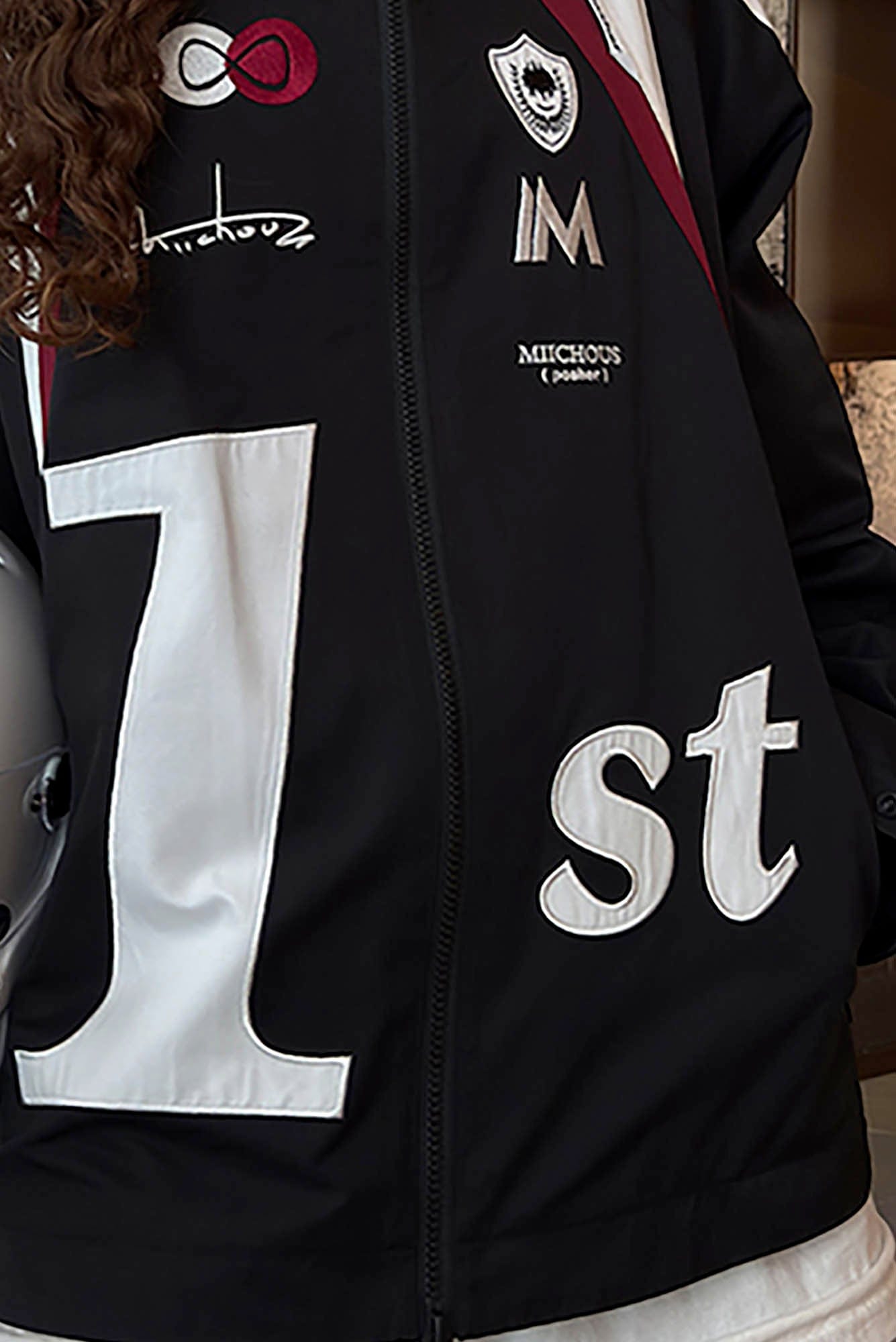MIICHOUS Infinite Racer Patchwork Spliced Racing Jacket