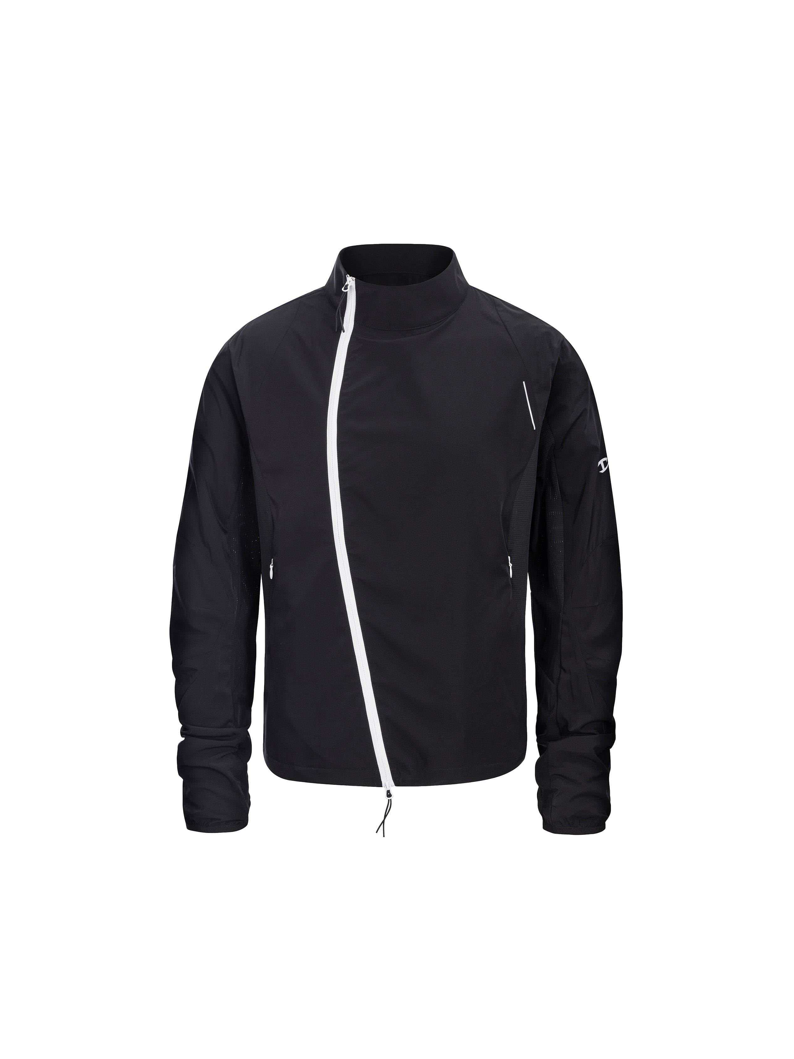 CATSSTAC Asym Zip Stand-Collar Quick-Dry UV Protection Jacket