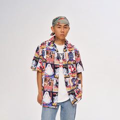 WCC Door-to-Door Art Service Full Print Cuban Half Shirt