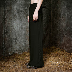 ILNya Nieternite Nifutur Back Tab Embroidered Flared Trousers