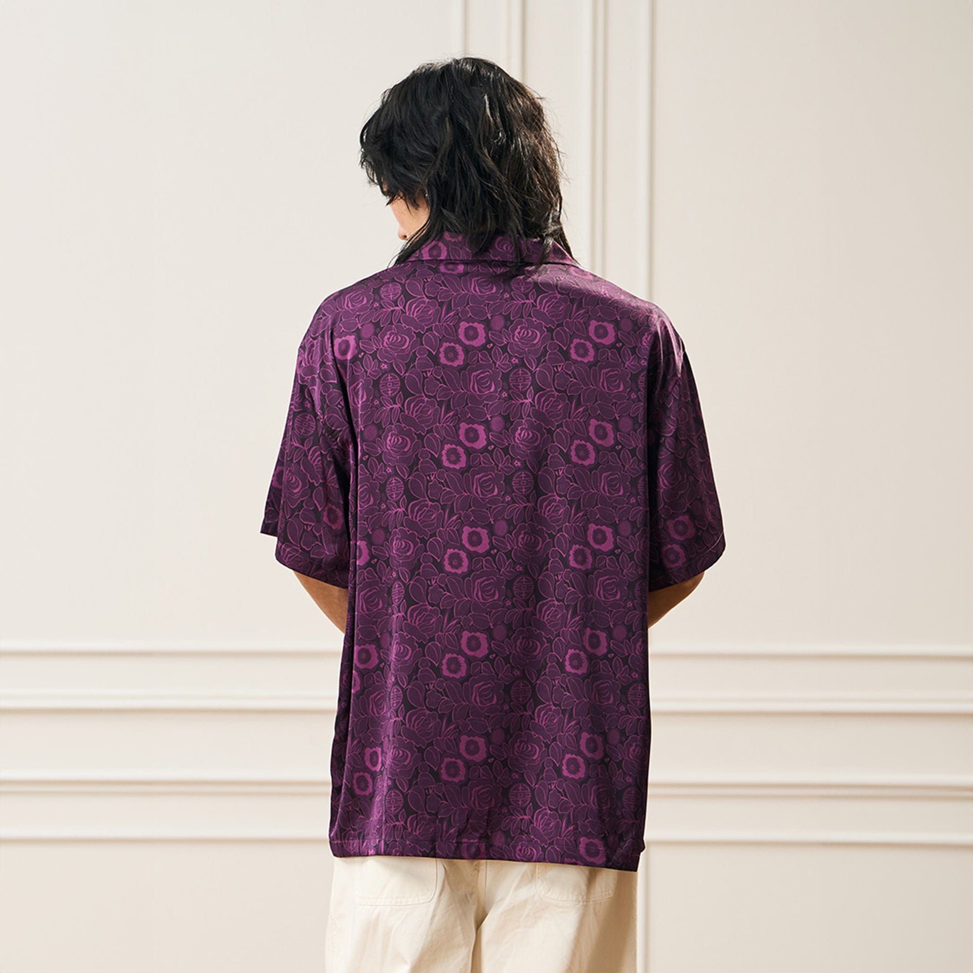 EPIC POETRY Oriental Bloom Cuban Shirt