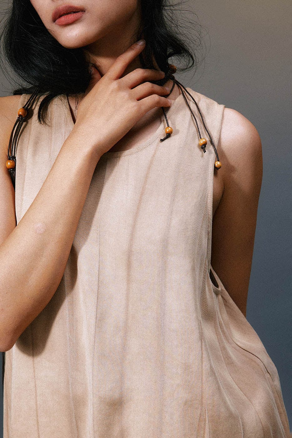 1997 POSTOFFICE Sleeveless Botanical Dye Dress