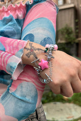 ILLUSORY Time Machine Mixed Beads Charm Bracelet
