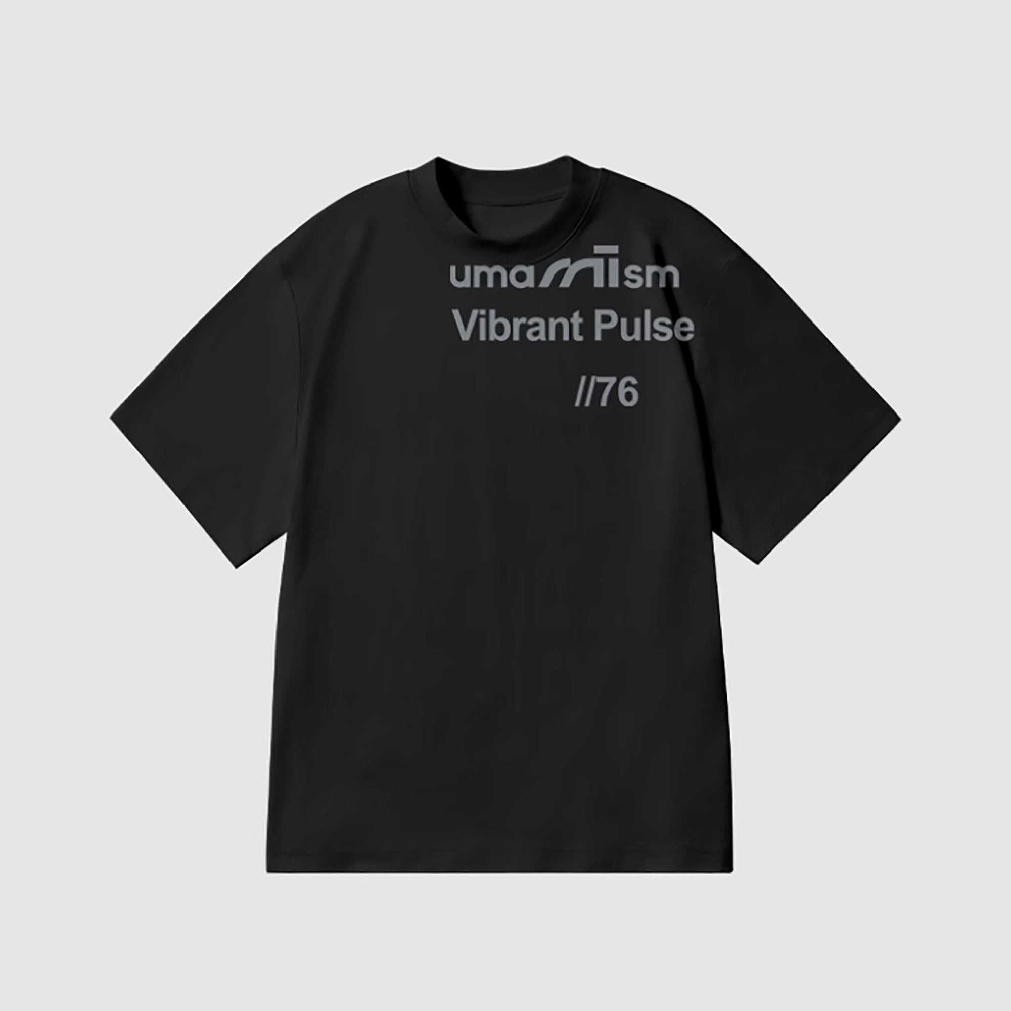 UMAMIISM Contrast Slogan Cooling T-Shirt