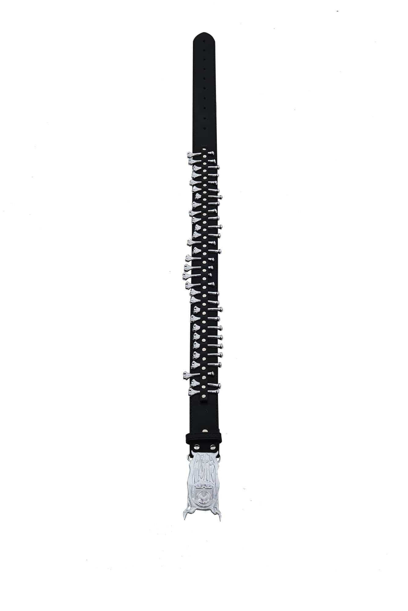 EMBRYO Metal Bone Leather Belt