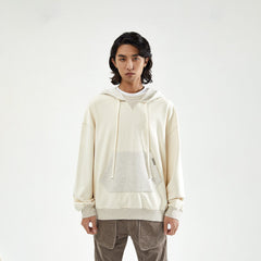 BONELESS Multi-Fabric Spliced Hoodie