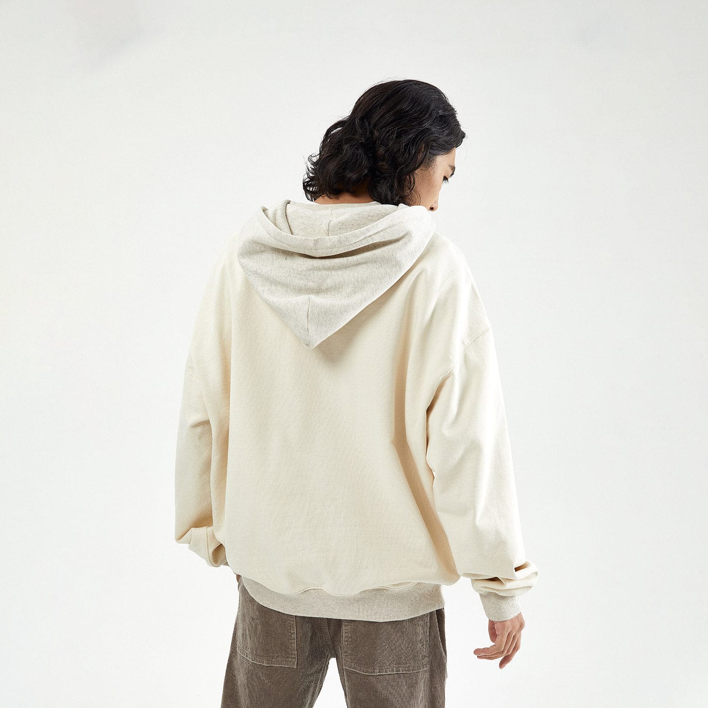 BONELESS Multi-Fabric Spliced Hoodie