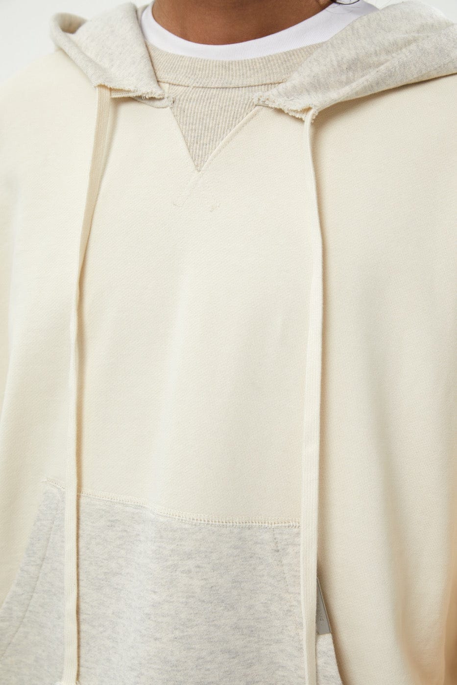 BONELESS Multi-Fabric Spliced Hoodie