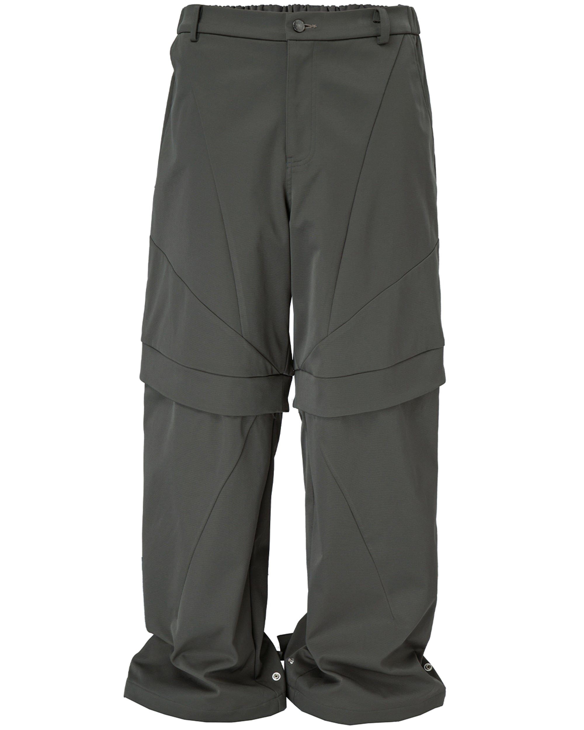 F2CE Modern Deconstructed Double-Knee Rivet Pants
