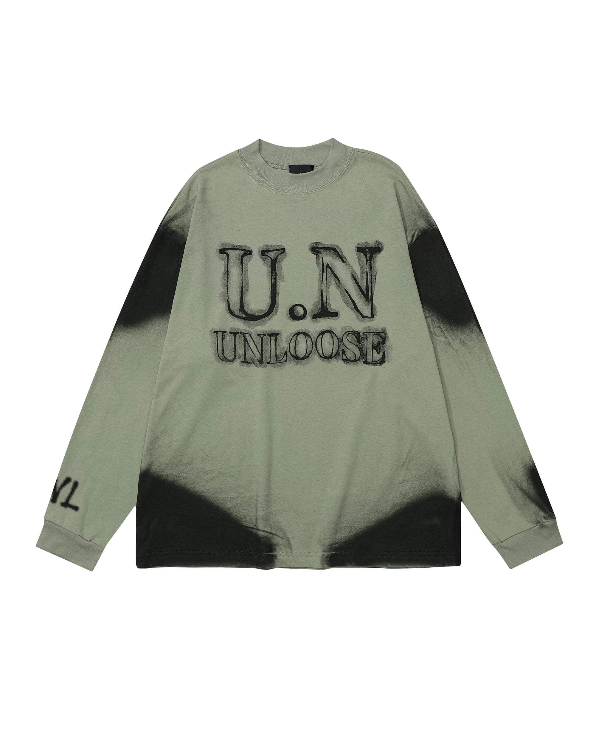 OVDY Unloose Ink Gradient Long-Sleeve Tee