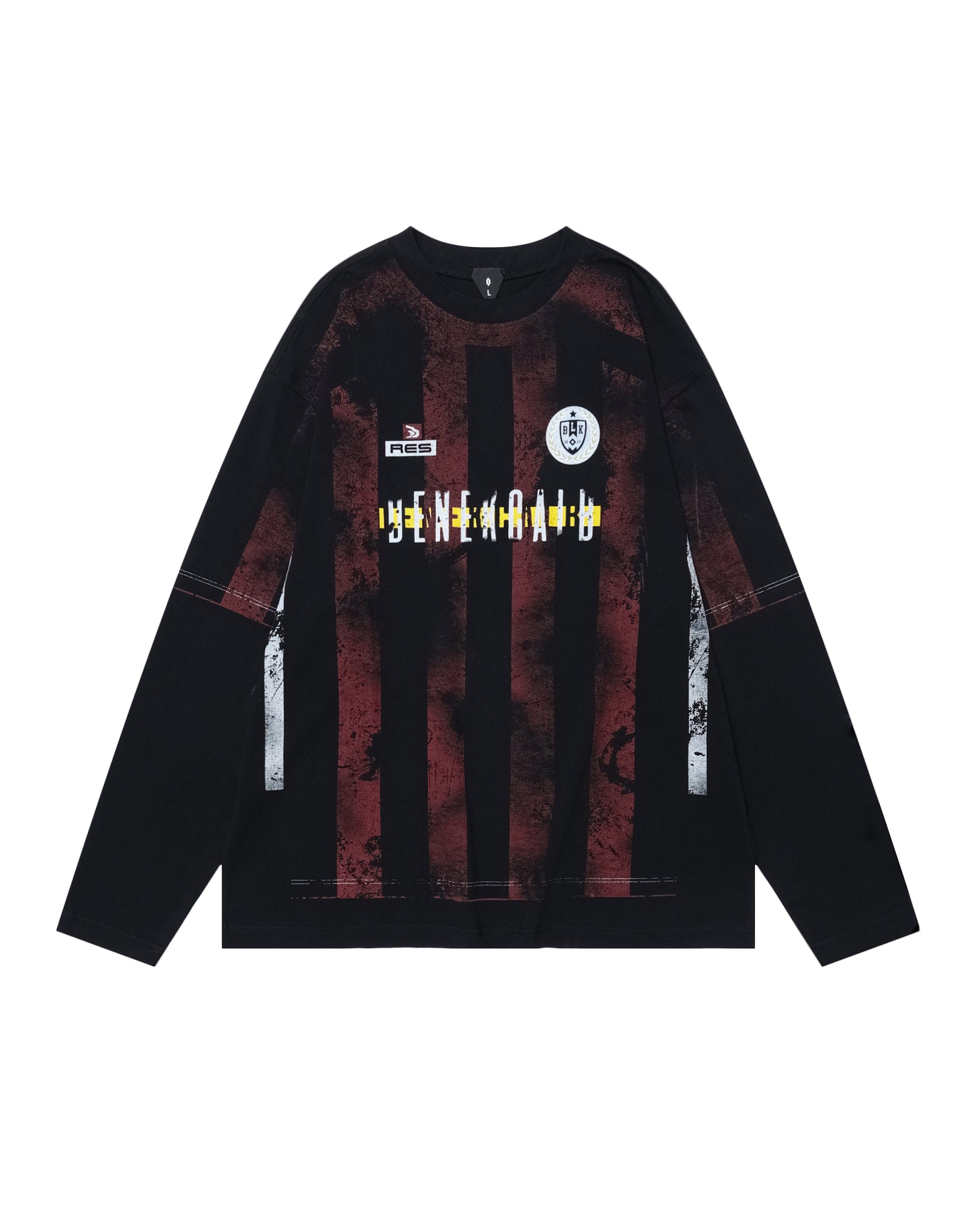 OVDY Retro Distressed Long-Sleeve Jersey