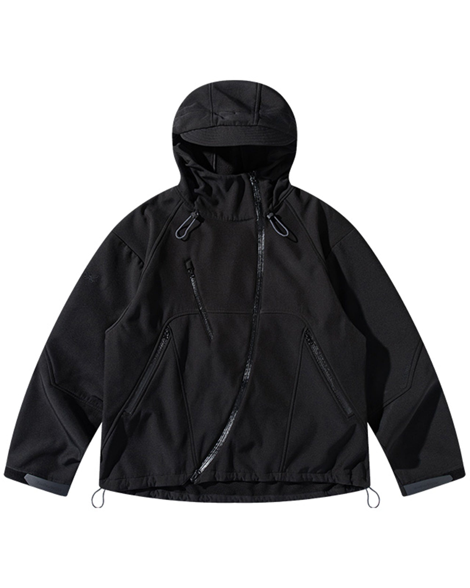 ENSHADOWER Deconstructed Asymmetrical Windbreaker
