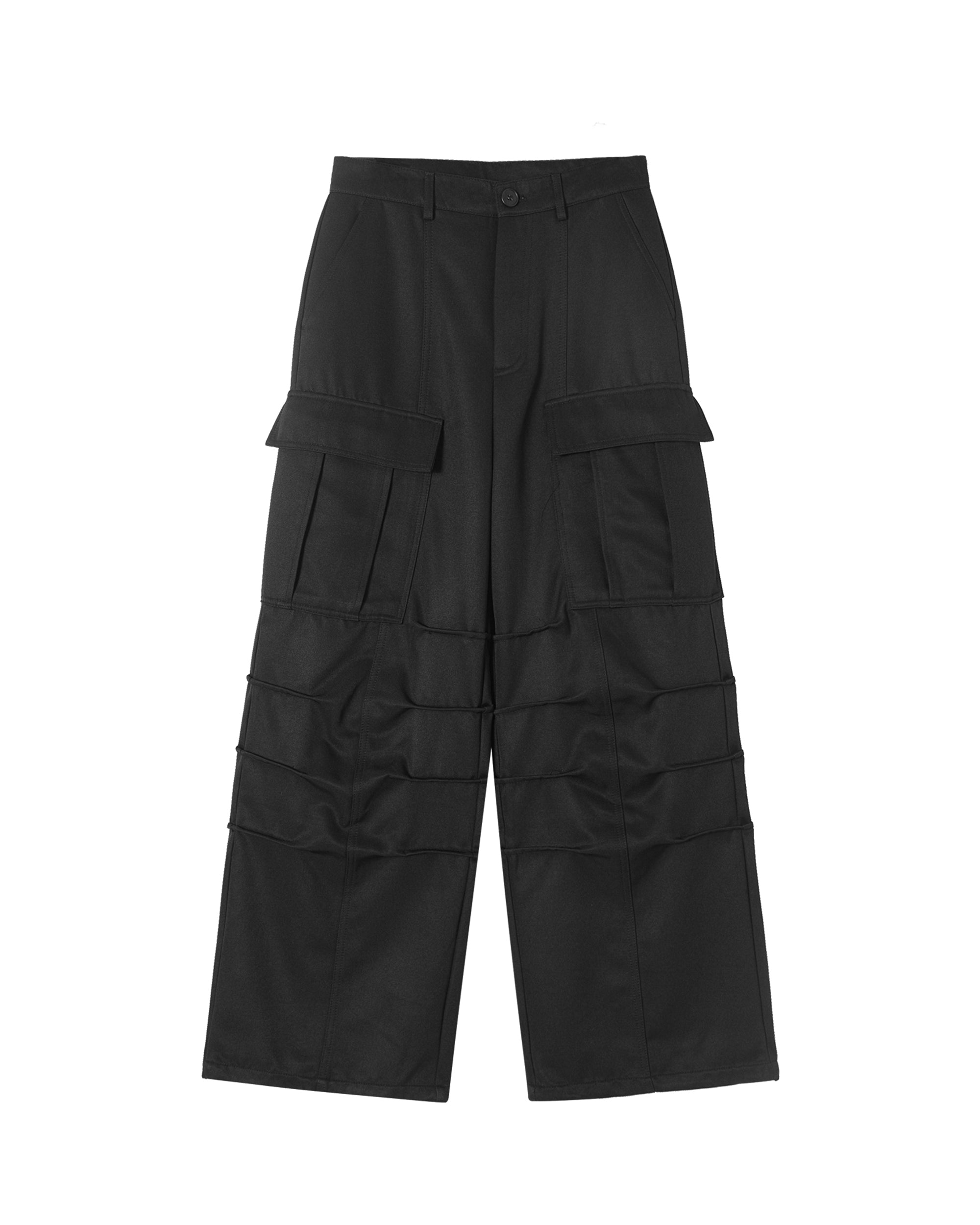 CLP Big-Pocket Crinkled Cargo Pants