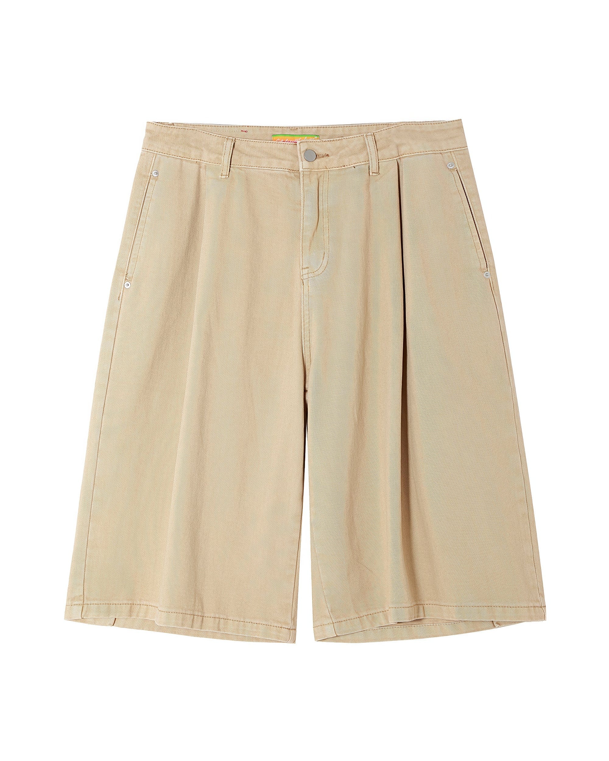 CLP Classic Rivet Pleated Oversized Shorts