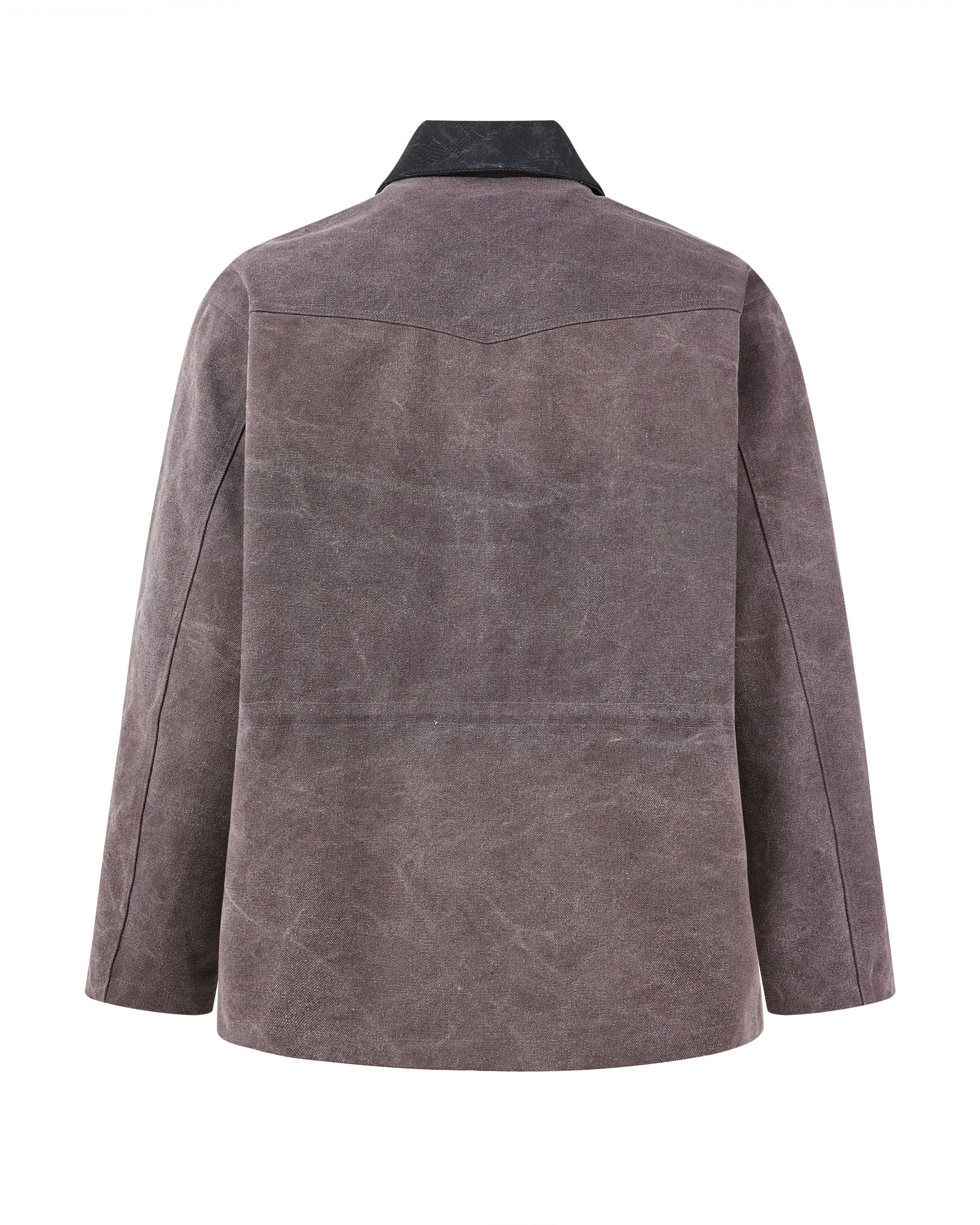 KREATE Aged Canvas Spliced Big-Pocket Jacket