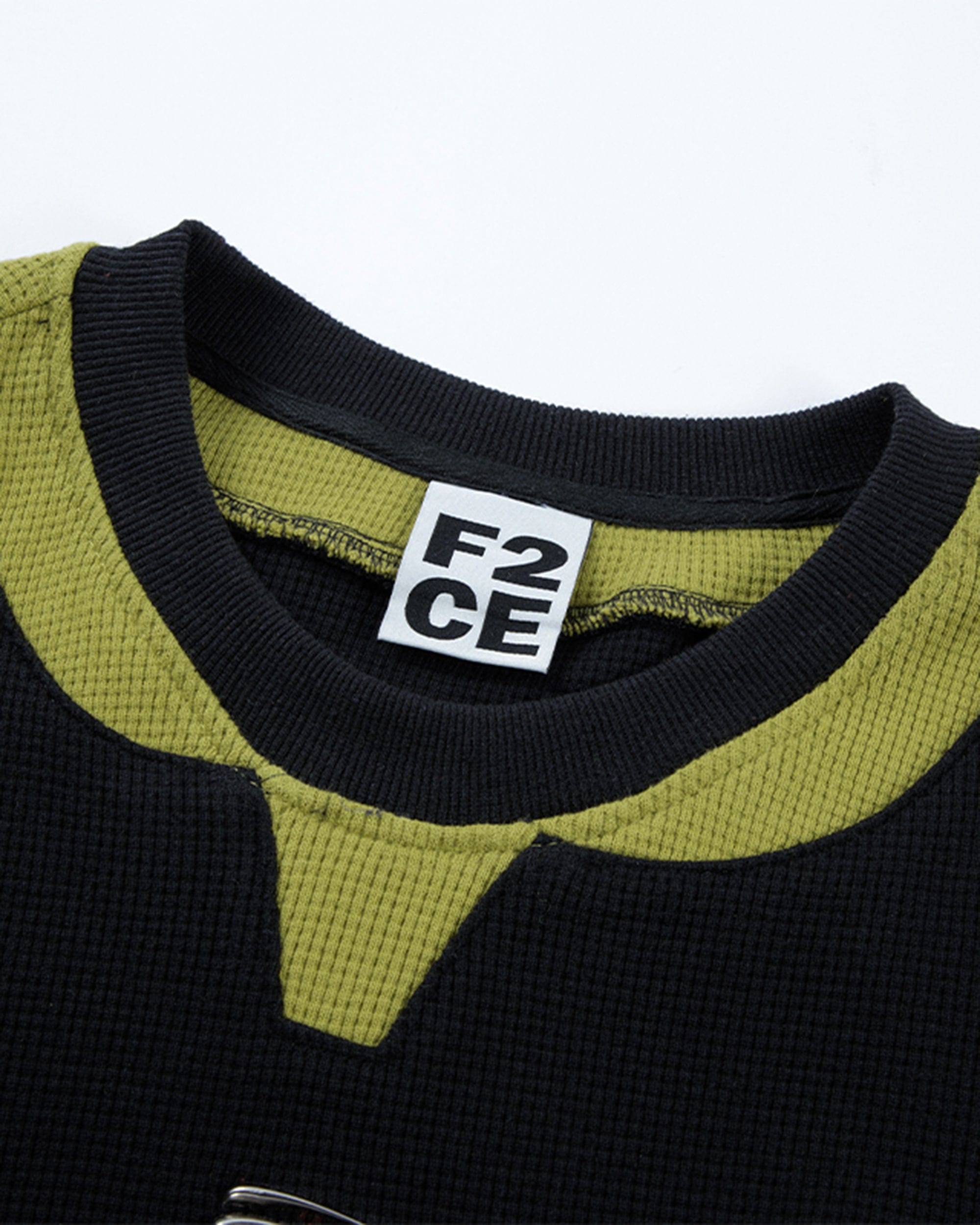 F2CE Modern Deconstructed Waffle Sweatshirt