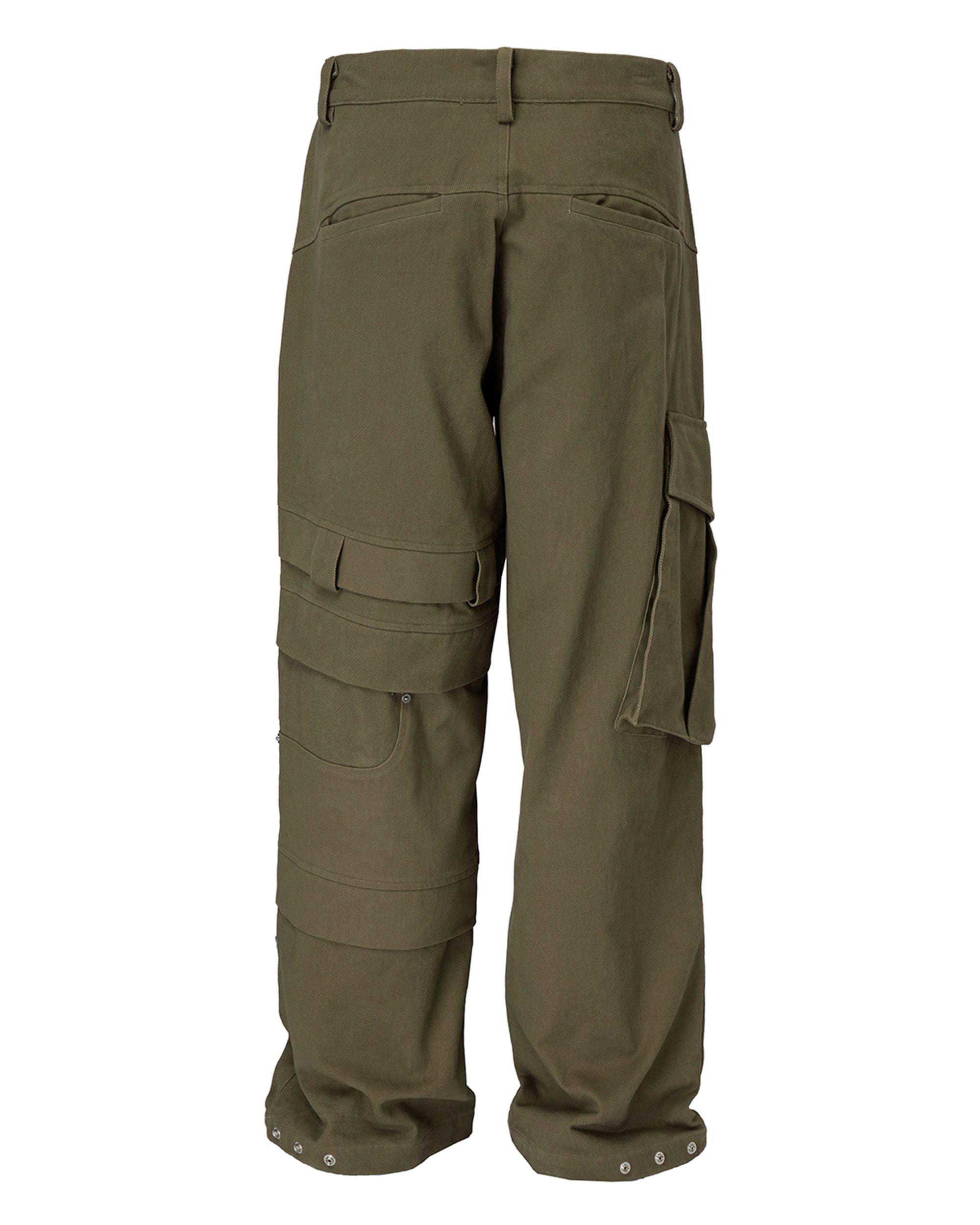 F2CE Asymmetrical Crinkled Cargo Pants