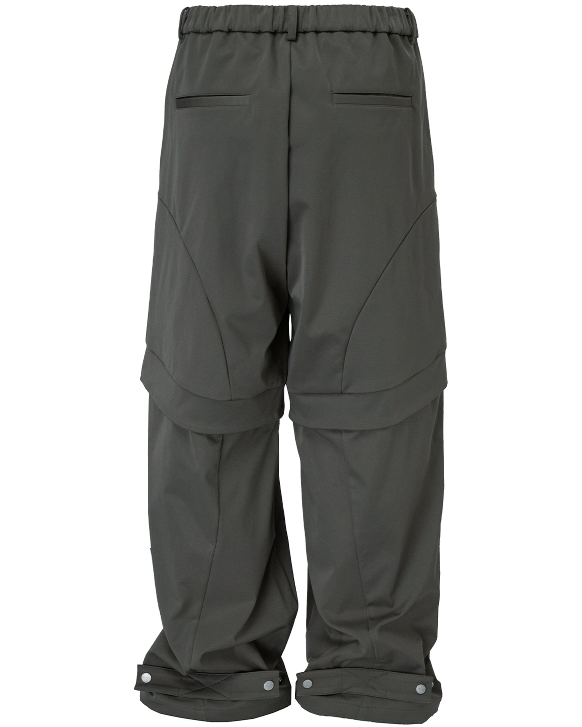 F2CE Modern Deconstructed Double-Knee Rivet Pants