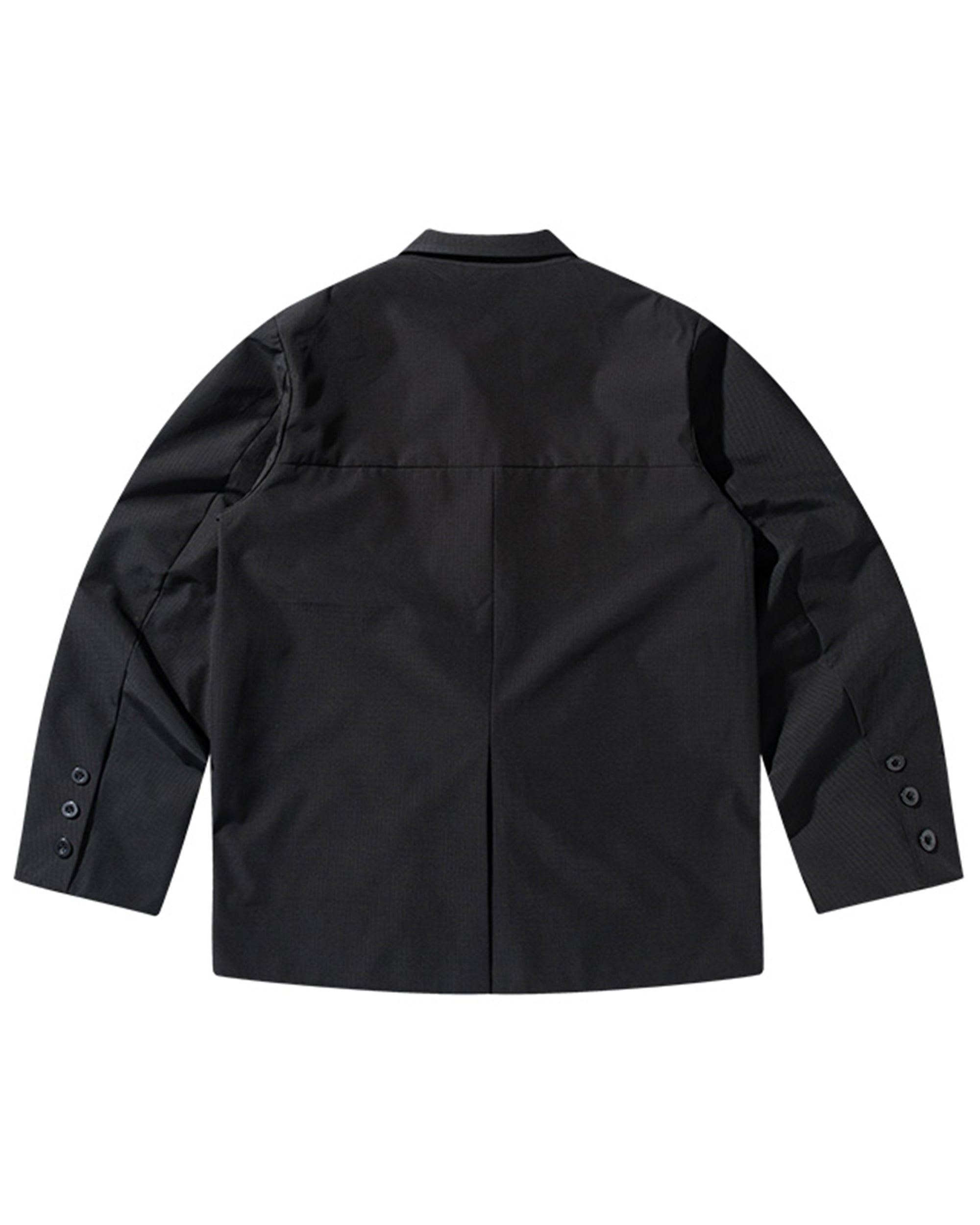 ENSHADOWER Modern Multi-pocket Zipper Outdoor Blazer