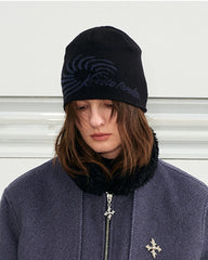 KREATE Knitted Logo Swirl Pattern Hat