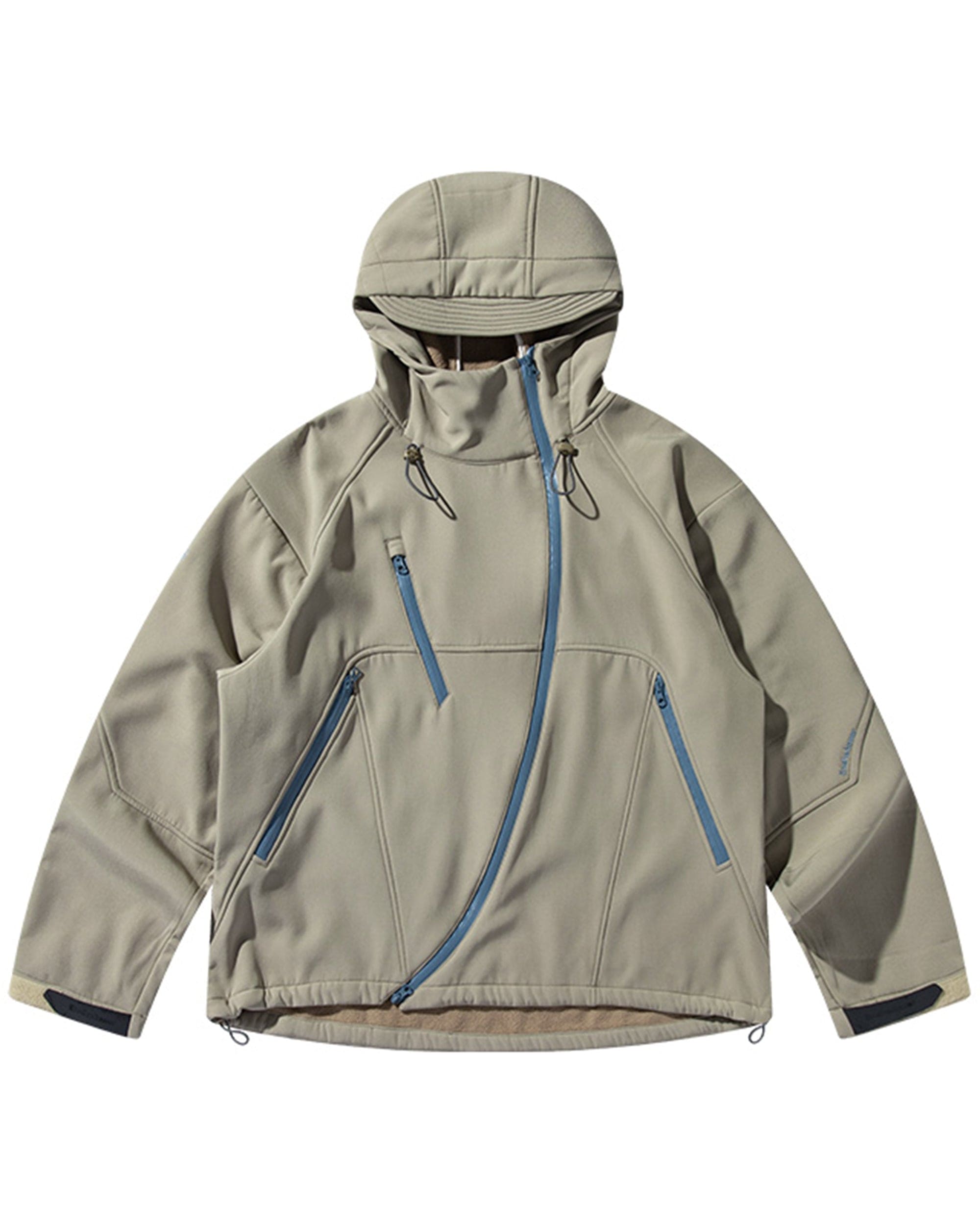 ENSHADOWER Deconstructed Asymmetrical Windbreaker