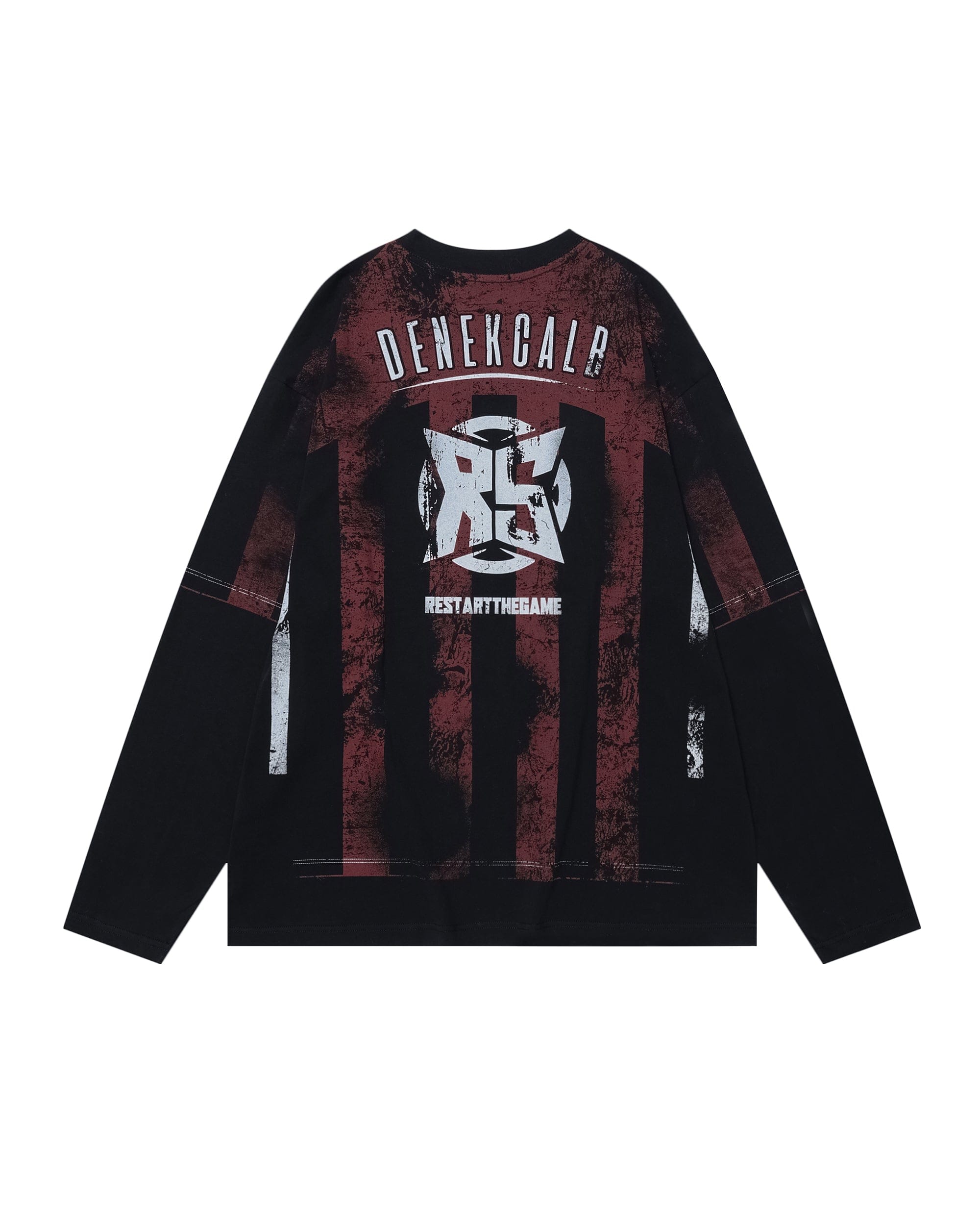 OVDY Retro Distressed Long-Sleeve Jersey