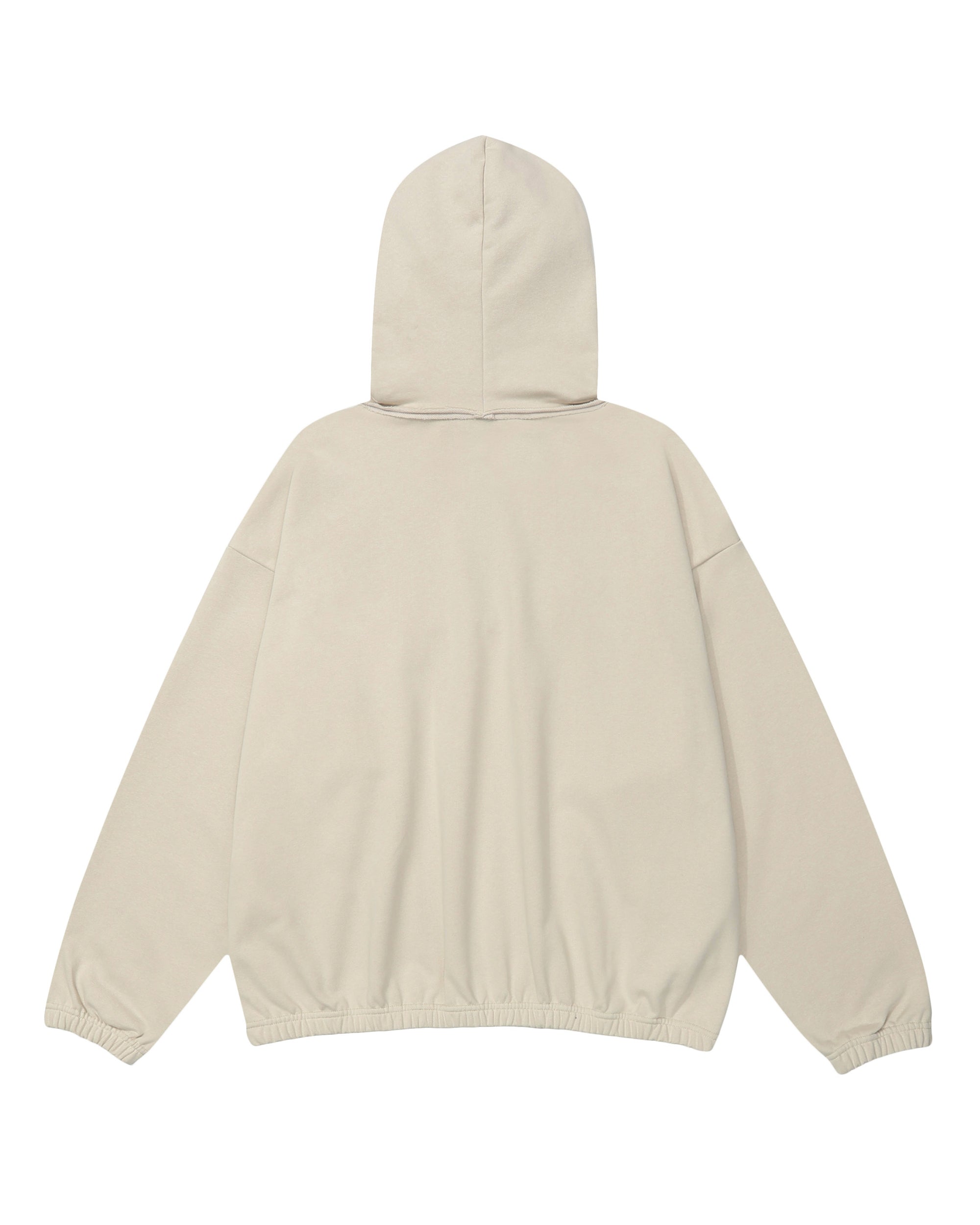 OVDY Star Embroidery Punk Zip-Up Hoodie