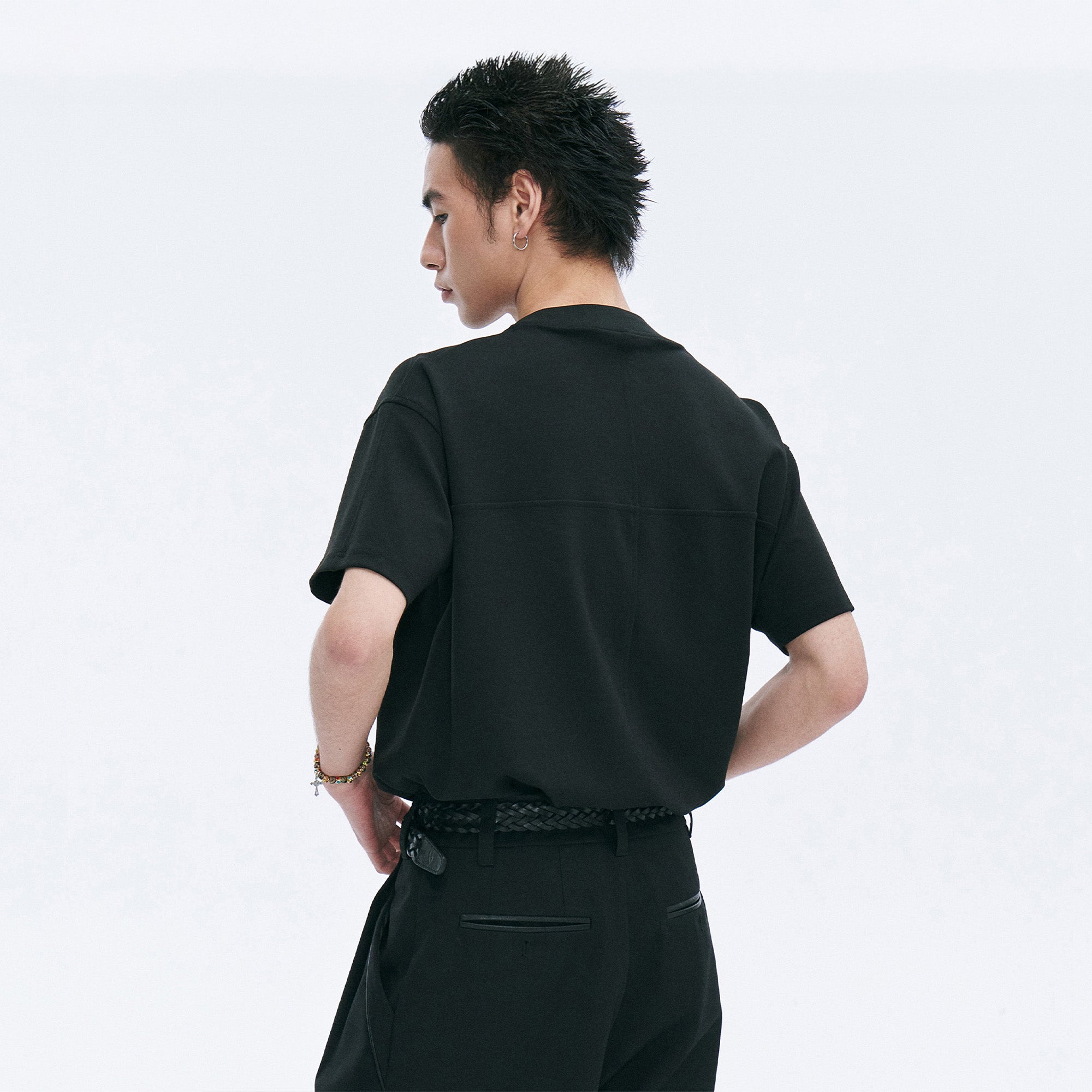 CATSSTAC Cross Spliced Dual-Zip T-Shirt