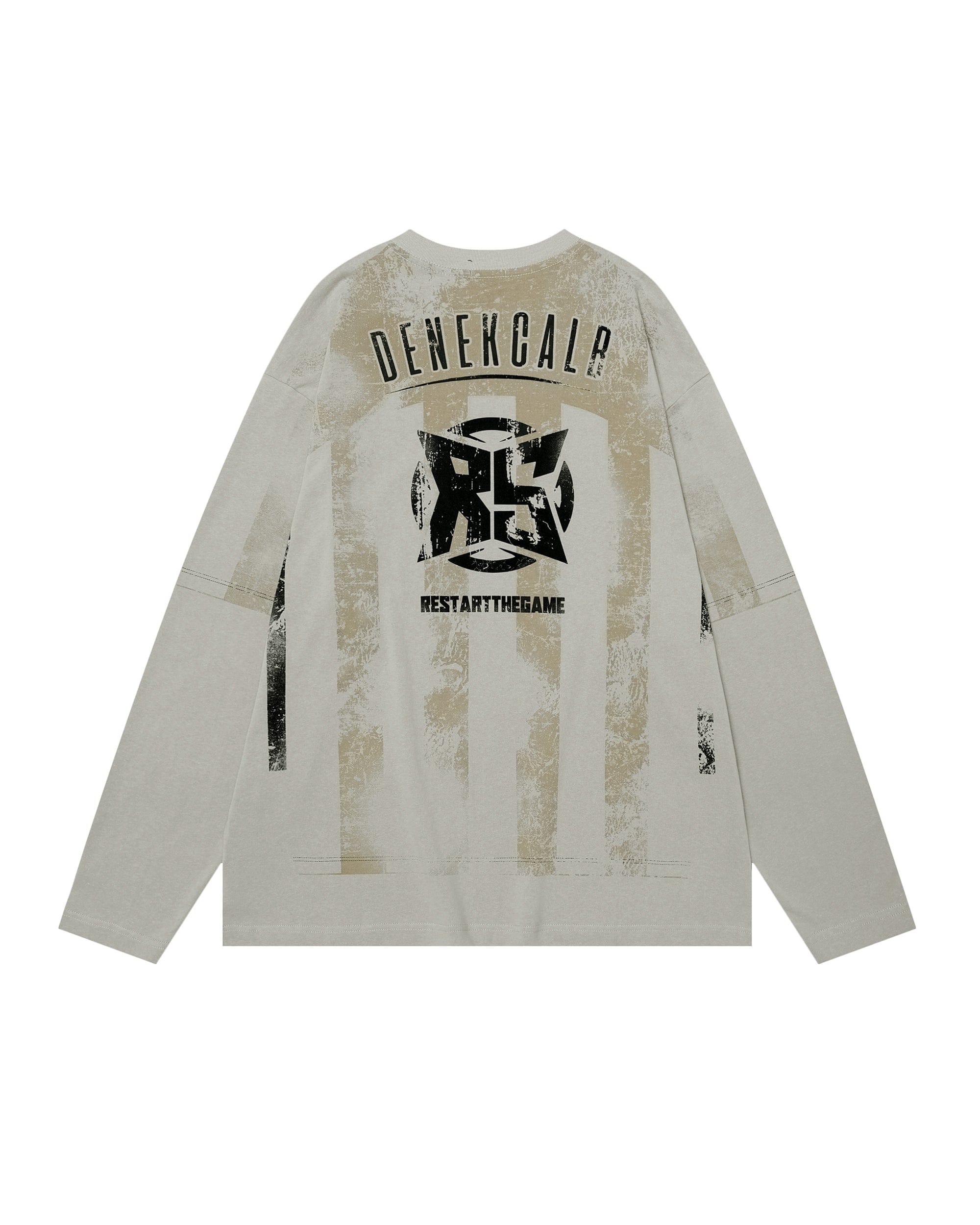 OVDY Retro Distressed Long-Sleeve Jersey