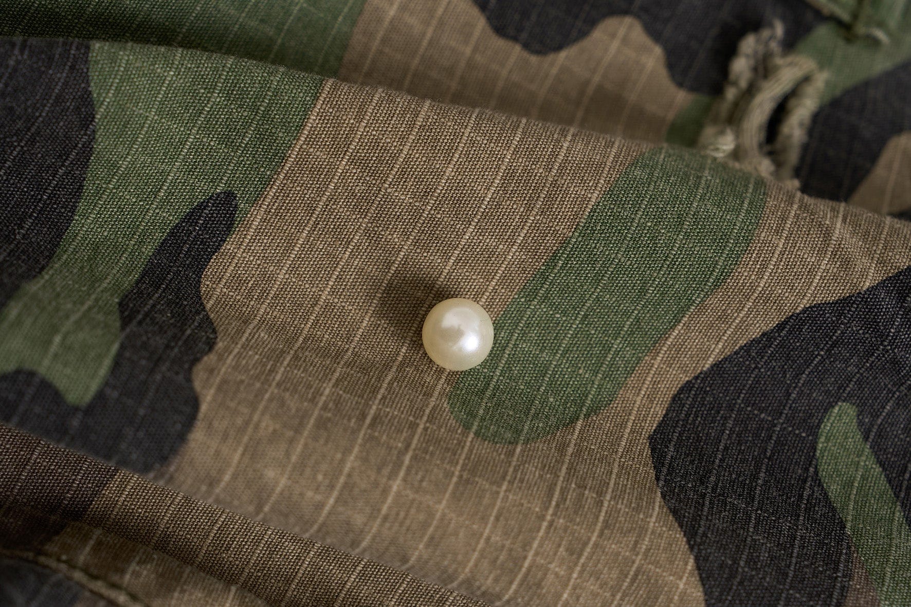 STEEPC Camo Pearl Multi-Pocket Rippled Shorts