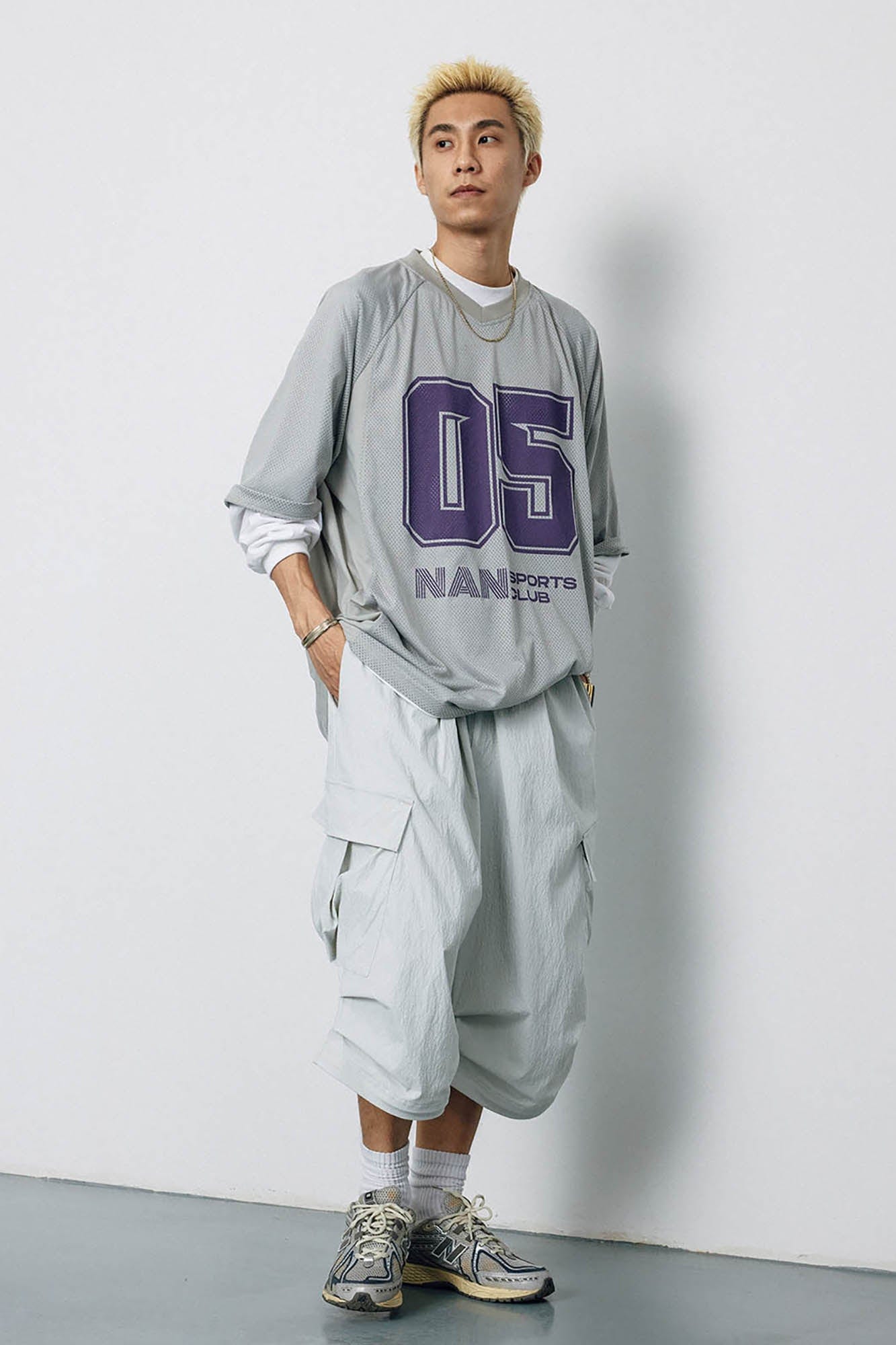 BANANA CLUB Crinkled Multi-Pocket Detachable Cargo Pants