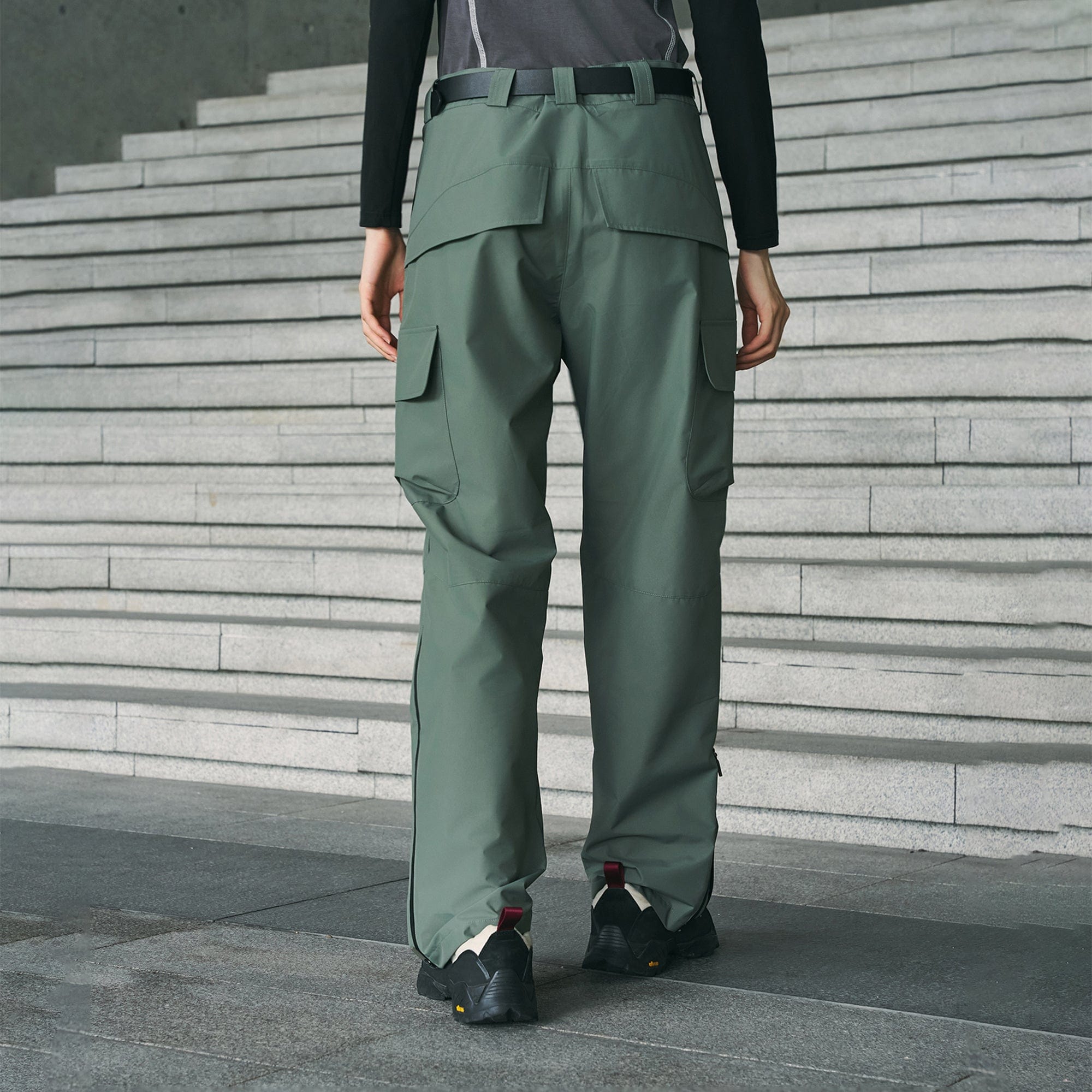 ENSHADOWER Waterproof Pleated Spliced Multi-pocket Pants