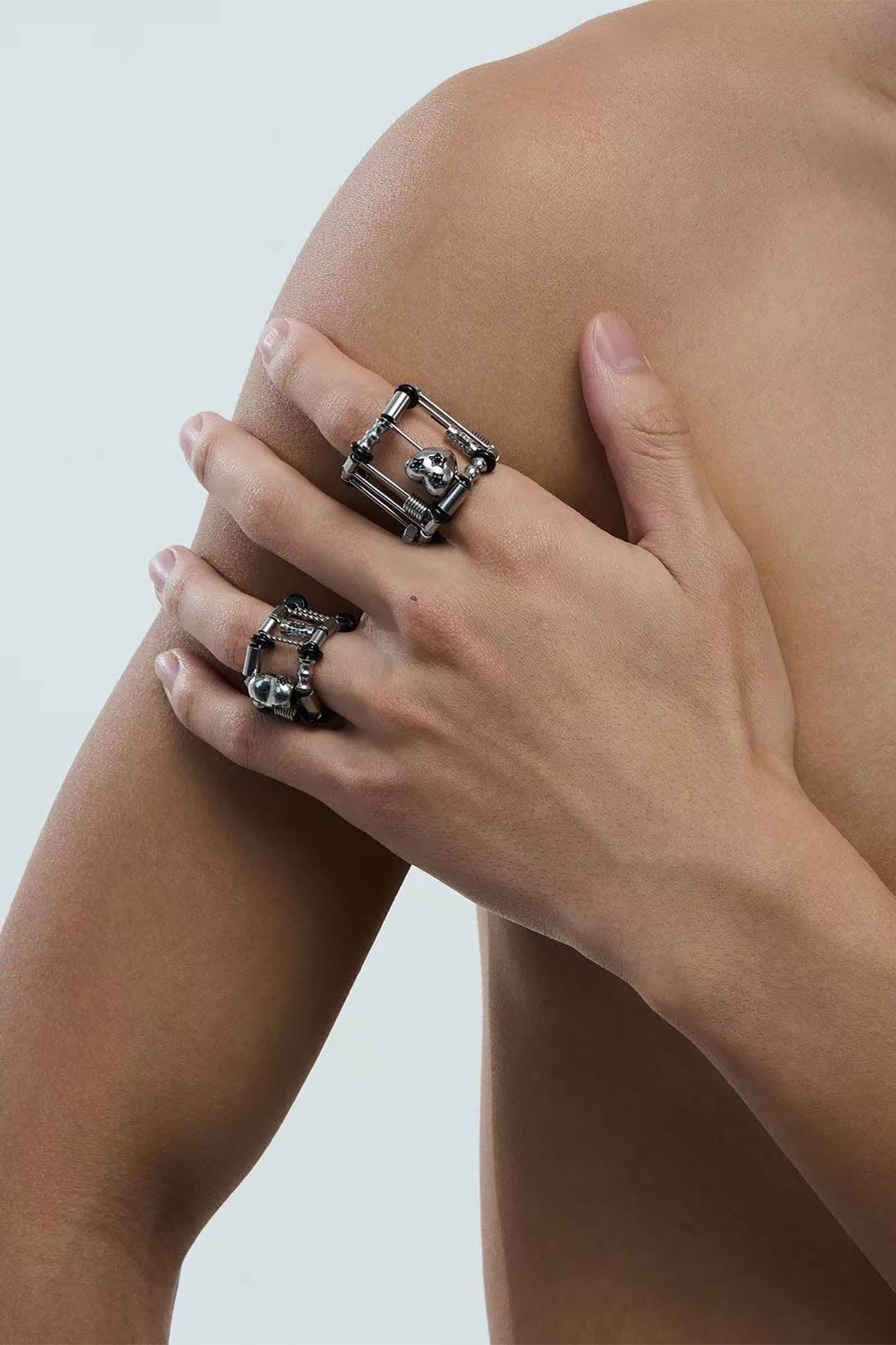 ILLUSORY Danger Signal Cage Ring
